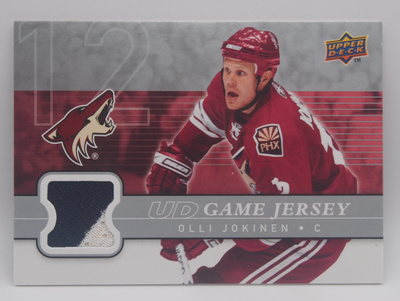 2008-09 Upper deck Game jersey Olli Jokinen