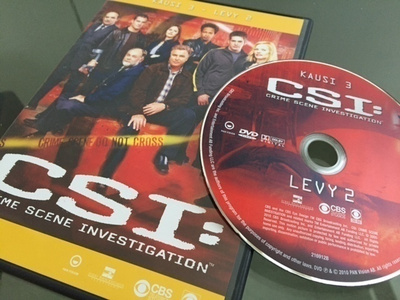 CSI kausi 3 levy 2 DVD