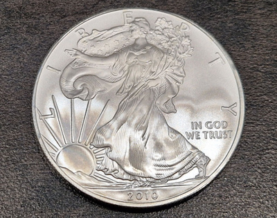 1 oz 999 Hopea raha American Silver Eagle 2010 one dollar