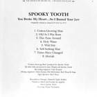 Spooky Tooth - You Broke My Heart...So I Busted Your Jaw - pikkukuva 3