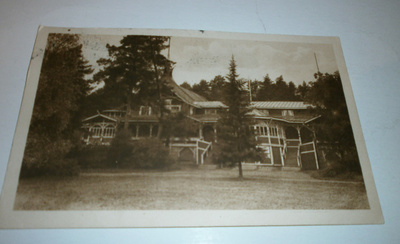 Loviisa, Kasino, vanha mv kortti, p. 1935