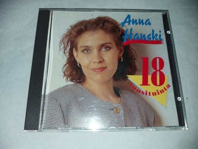 ANNA HANSKI - 18 SUOSITUINTA .cd ( Hyvä kunto )