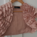 Vero Moda roosa röyhelö Bolero - koko 34 - pikkukuva 1