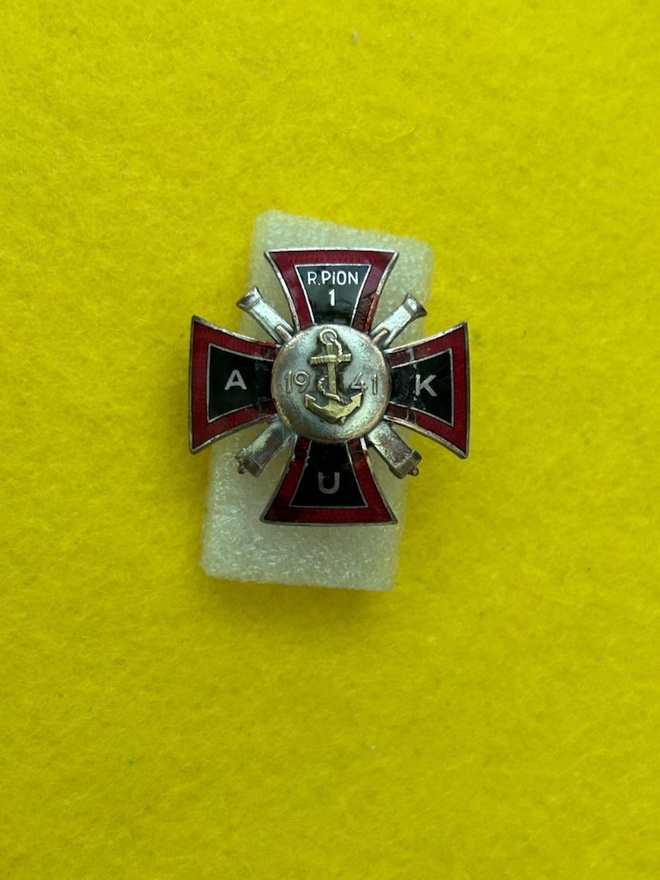 SODAN AJAN 1941 RANNIKKOPIONEEERI 1. AUK RISTI. LAIVASTO