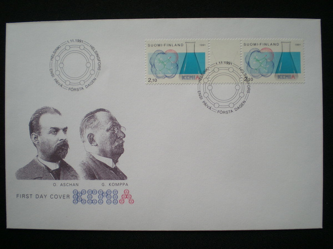 FDC Kemia 1.11.1991 - LaPe 1155-1156