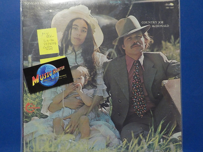 COUNTRY JOE McDONALD - TONIGHT I'M SINGING JUST FOR YOU - LP