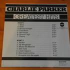 Charlie Parker:Greatest Hits-LP. - pikkukuva 2