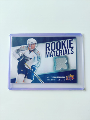 Ville Koistinen 07-08 UD Rookie Materials