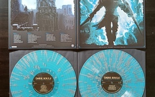 DARK SOULS - LIGHT BLUE WITH SILVER SPLATTER 2LP