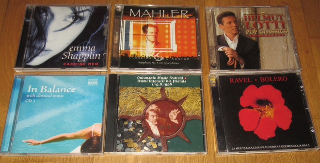 6 cd:n paketti Klassinen musiikki