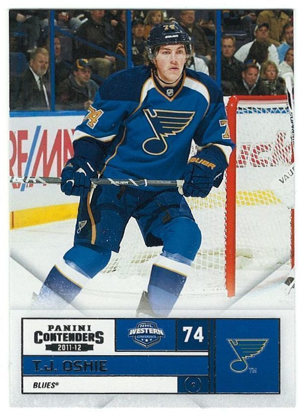 11-12 Panini Playoff Contenders #74 T.J. Oshie