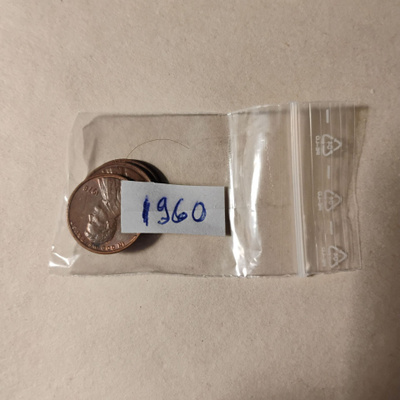 USA. One cent. 4 kpl