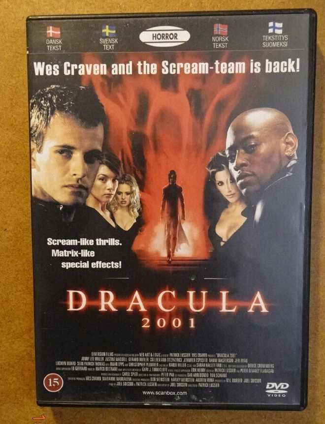 dvd, Dracula 2001 (Gerard Butler, J.L. Miller, Justine Wadde