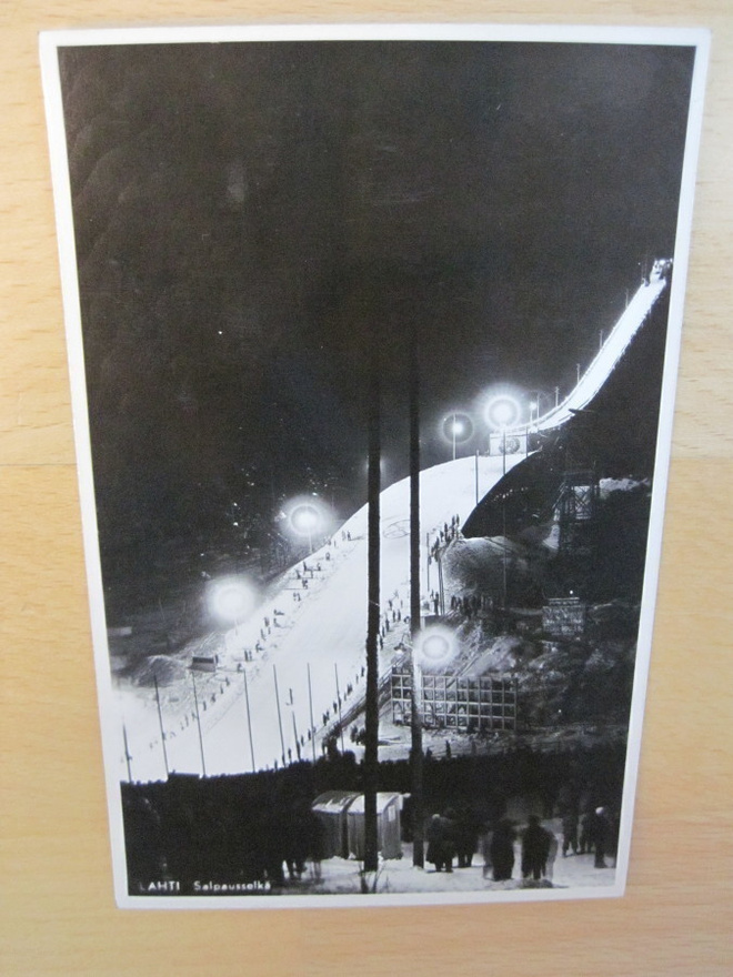 VANHA Postikortti Lahti 1950-l Alkup. Mallikappale
