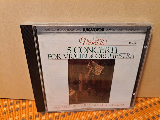 Vivaldi:5 violin concerti-Jaap Schröder-Capella Savaria CD