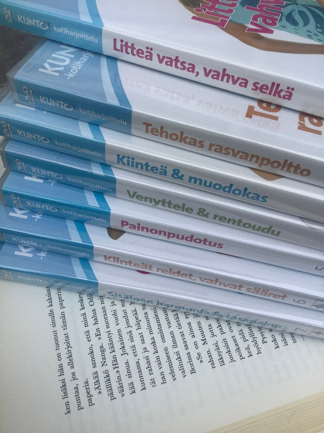 Kunto: kotiharjoittelu 1-7 (UUDET DVD:T)