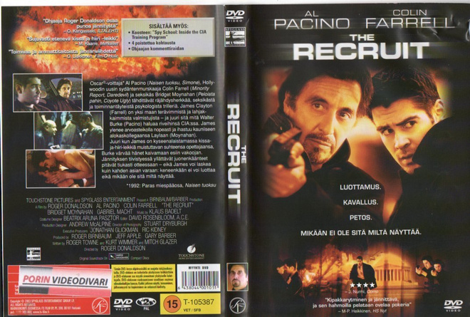 Recruit	(15 679)	k	-FI-	DVD	suomik.		al pacino	2003
