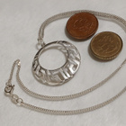 Kreikkalainen Hopea Greek Key riipus kaulakoru 925 - pikkukuva 3