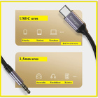 Essager USB C - 3,5mm äänikaapelisovitin uros-uros #28905 - pikkukuva 3