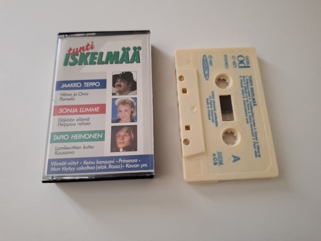 TUNTI ISKELMÄÄ c-kasetti ( Jaakko Teppo, Kike Elomaa ym. )