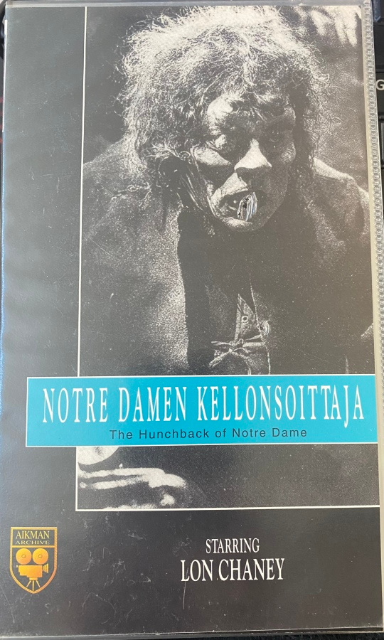 Notte Damen kellonsoittaja VHS Lon Chaney