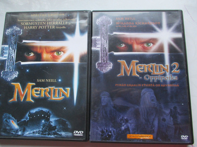 MERLIN 1 & 2 Sam Neill DVD