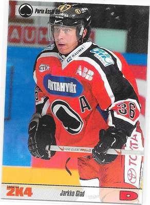 2003-04 CardSet #173 Jarkko Glad Ässät