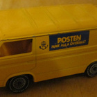 VW Transporter T3 Kombi 4D Sveriges Posten Yellow 1984 1:55 - pikkukuva 1