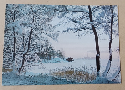 Helsinki, talvinen ja kaunis kaupunki, ei p.