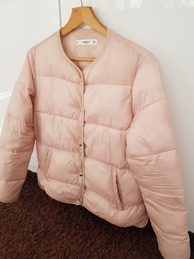 Mango rosa Quilted jacket Toppatakki / Talvitakki - koko M