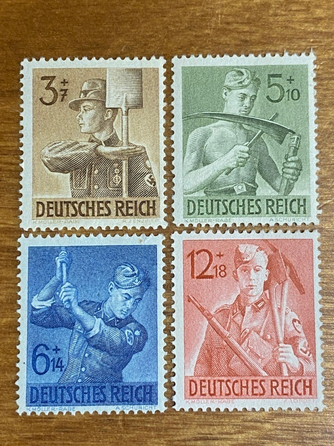SAKSA REICH TYÖPALVELU 8 VUOTTA 1943 SARJA**