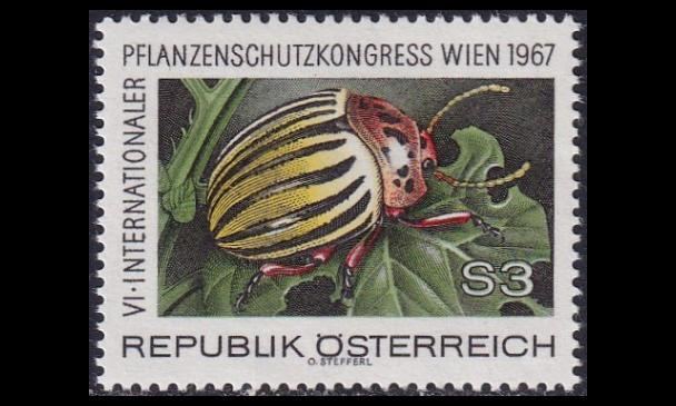 Itävalta 1243 ** Kasviensuojelukonferenssi (1967)