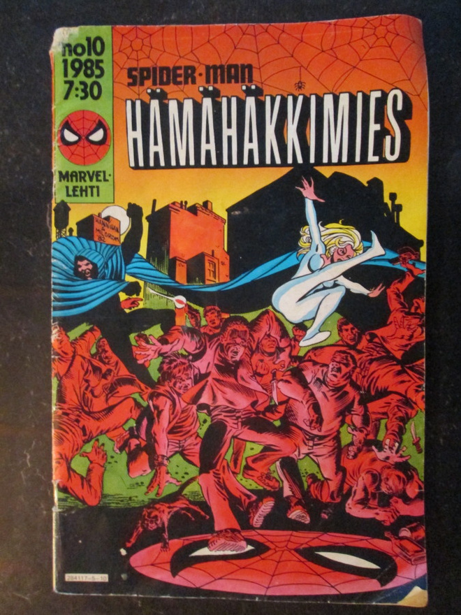 HÄMÄHÄKKIMIES SPIDER-MAN 10  / 1985 MARVEL SARJAKUVALEHTI