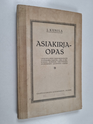 J. Kunila : Asiakirjaopas