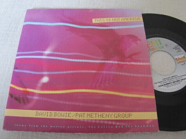 David Bowie This is not america 7 45 EEC/Hollanti 1985