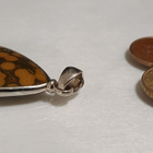 Ocean Jasper kivi ISO Hopea riipus Ag 925 - pikkukuva 5