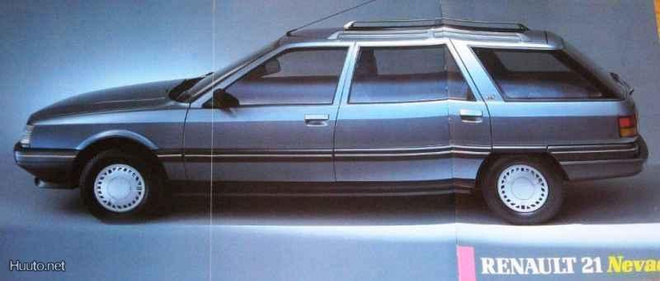 1987 Renault 21 Nevada esite - KUIN UUSI - suomalainen