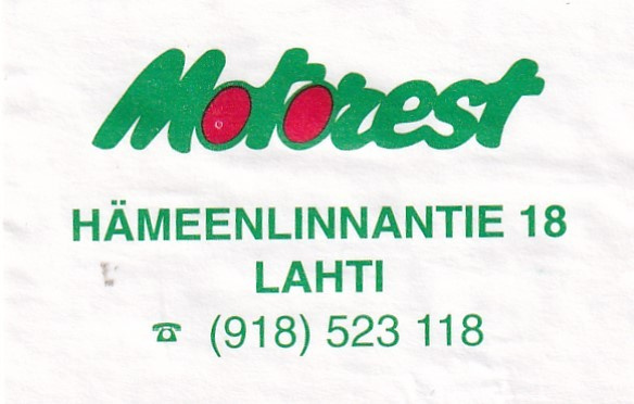 Lahti, Motorest  1/7