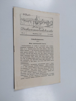 Viesti Helsingin Diakonissalaitoksesta n:o 3/1927
