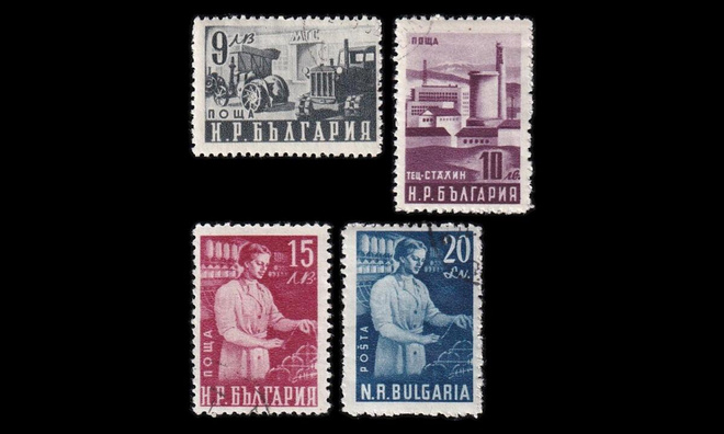 Bulgaria 770-3 o Kansantalous (1950)