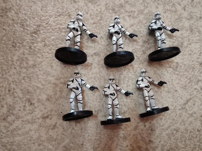 Star wars pieniä Stormtroopereita