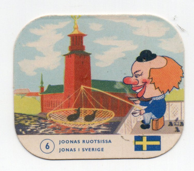 Kahvilappu AAA n:o 6 JOONAS RUOTSISSA