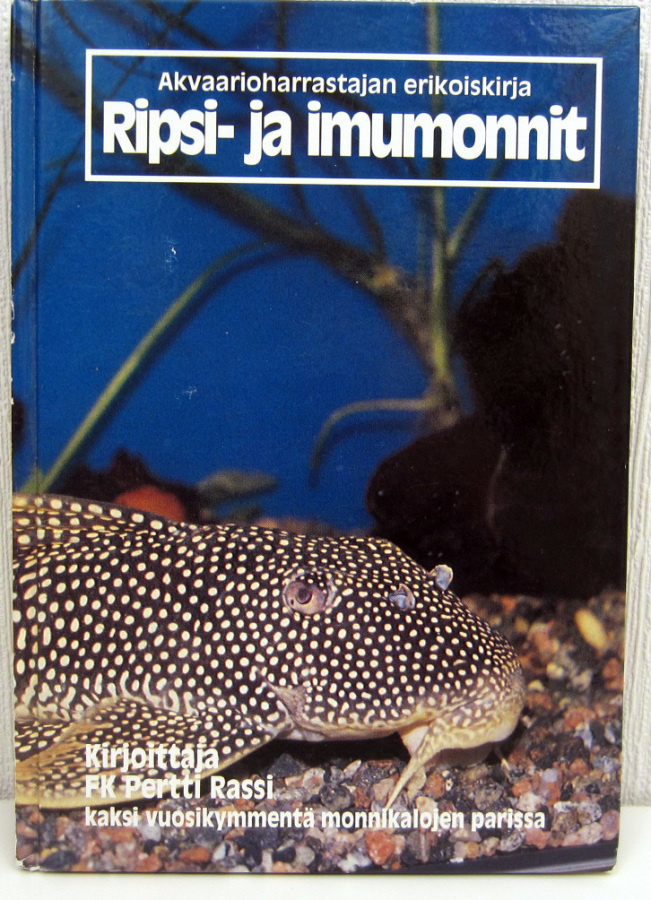 Ripsi- ja imumonnit akvaariokirja Pertti Rassi