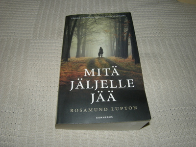 Rosamund Lupton Mitä jäljelle jää -pok
