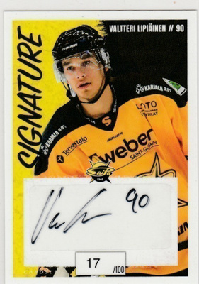 2022/23 Cardset  Signature Valtteri Lipiäinen , Saipa