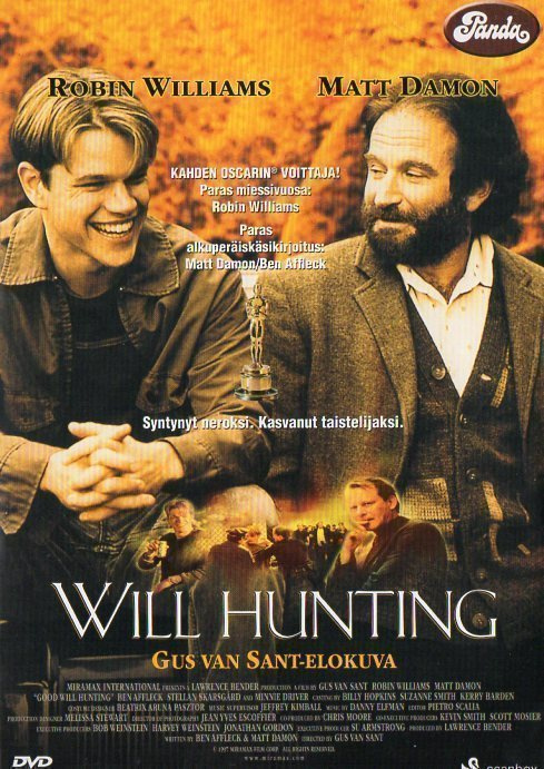 WILL HUNTING	(19 478)	pahvi	-FI-	DVD		robin williams	1997