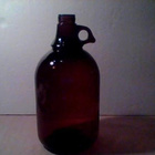 Vanha lasipullo kork. 27 cm - pikkukuva 2