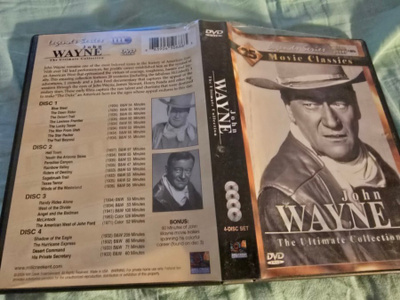 John Wayne – The Ultimate Collection (4 DVD, 25 klassikkoelo