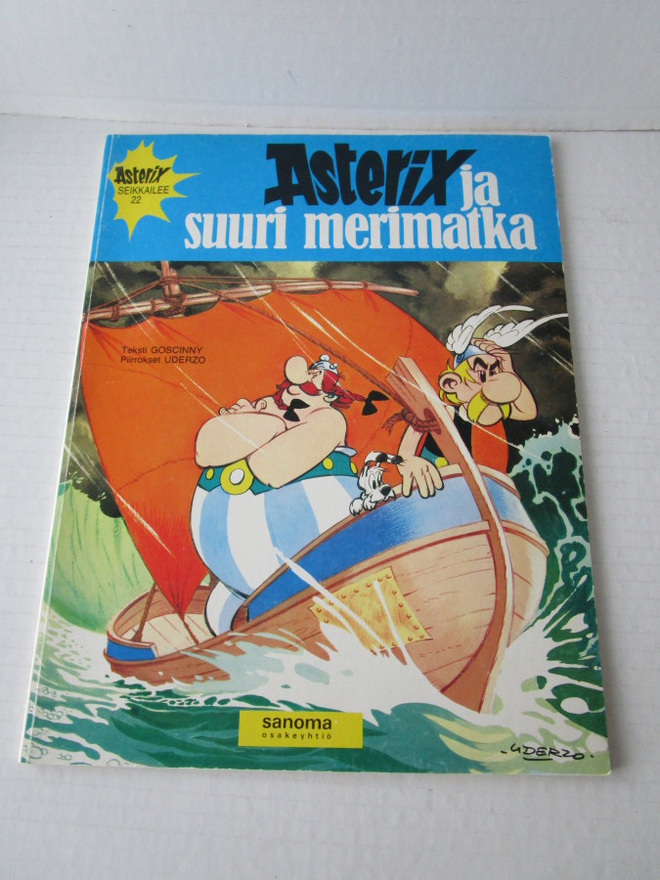 Asterix ja suuri merimatka 1. painos (1976)