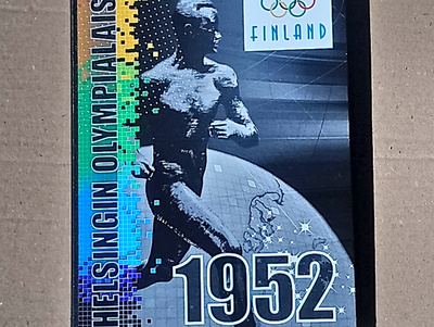 Helsingin Olympialaiset 1952 Vihko plus Kullanvärinen laatta